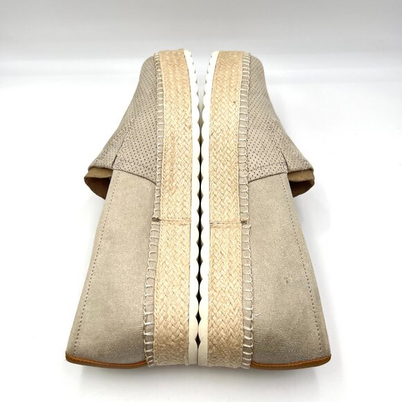 Dr Scholls Womens Sunray Greige Oatmeal Platforms Espadrilles Loafers Shoes - Picture 8 of 14